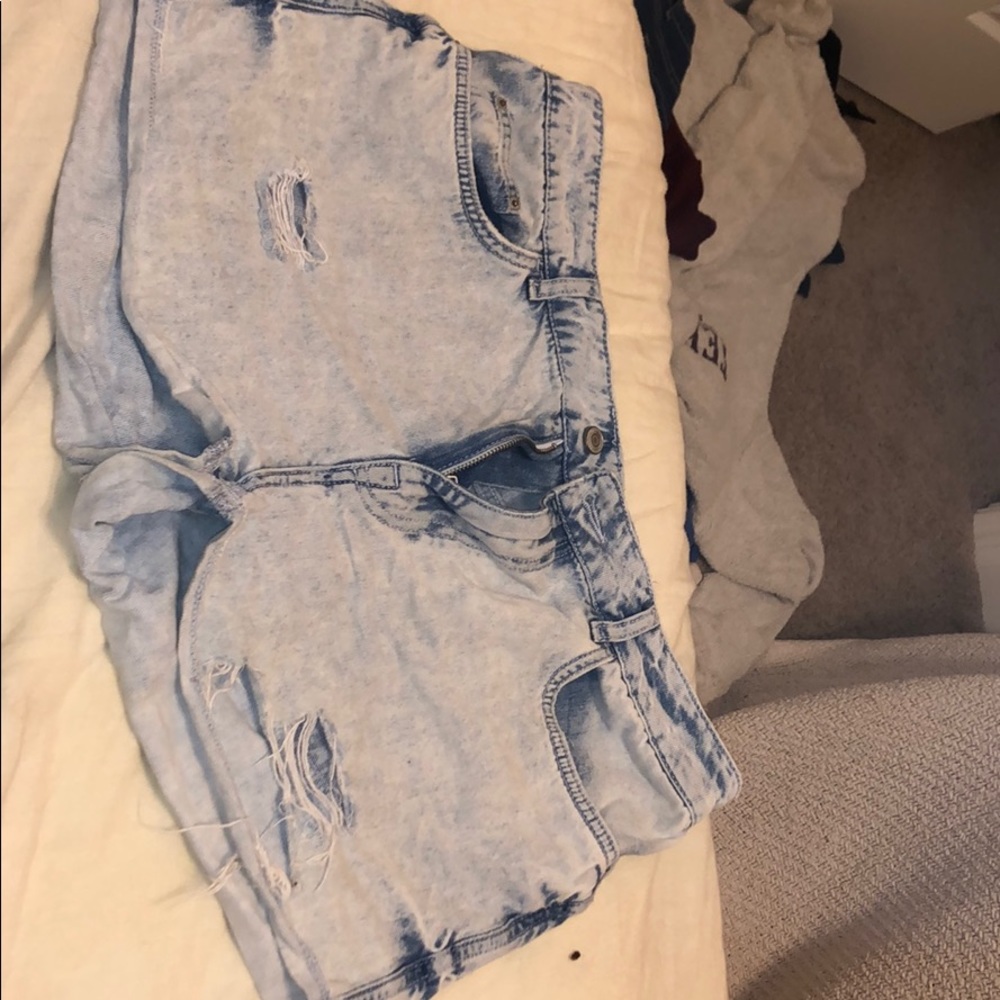 Ripped TopShop Hallie Jean Shorts